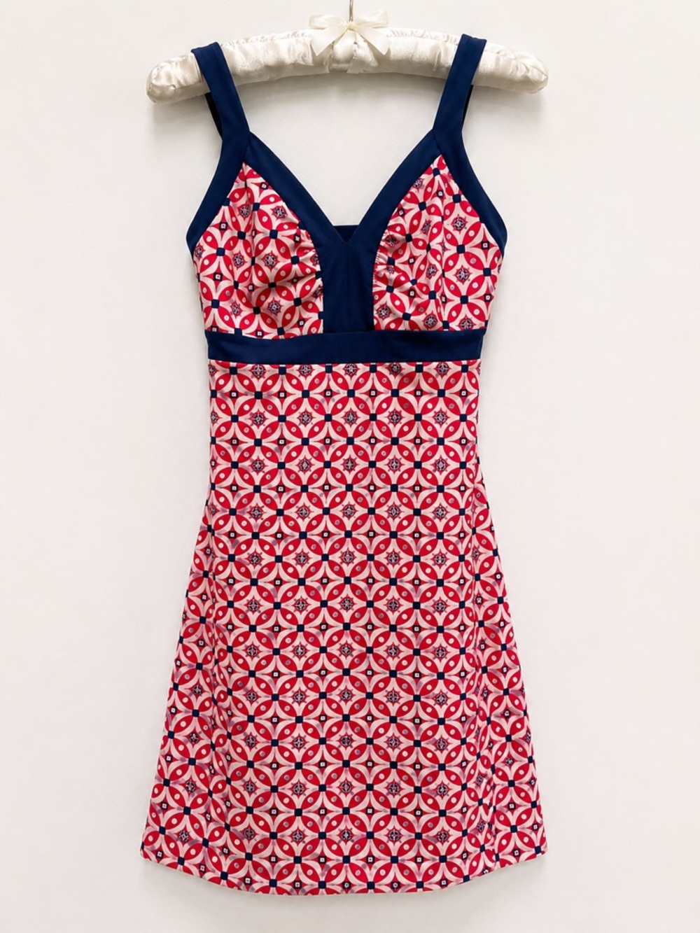 Patagonia XS Geometric Print Shelf Bra Swim Travel Dress SP13